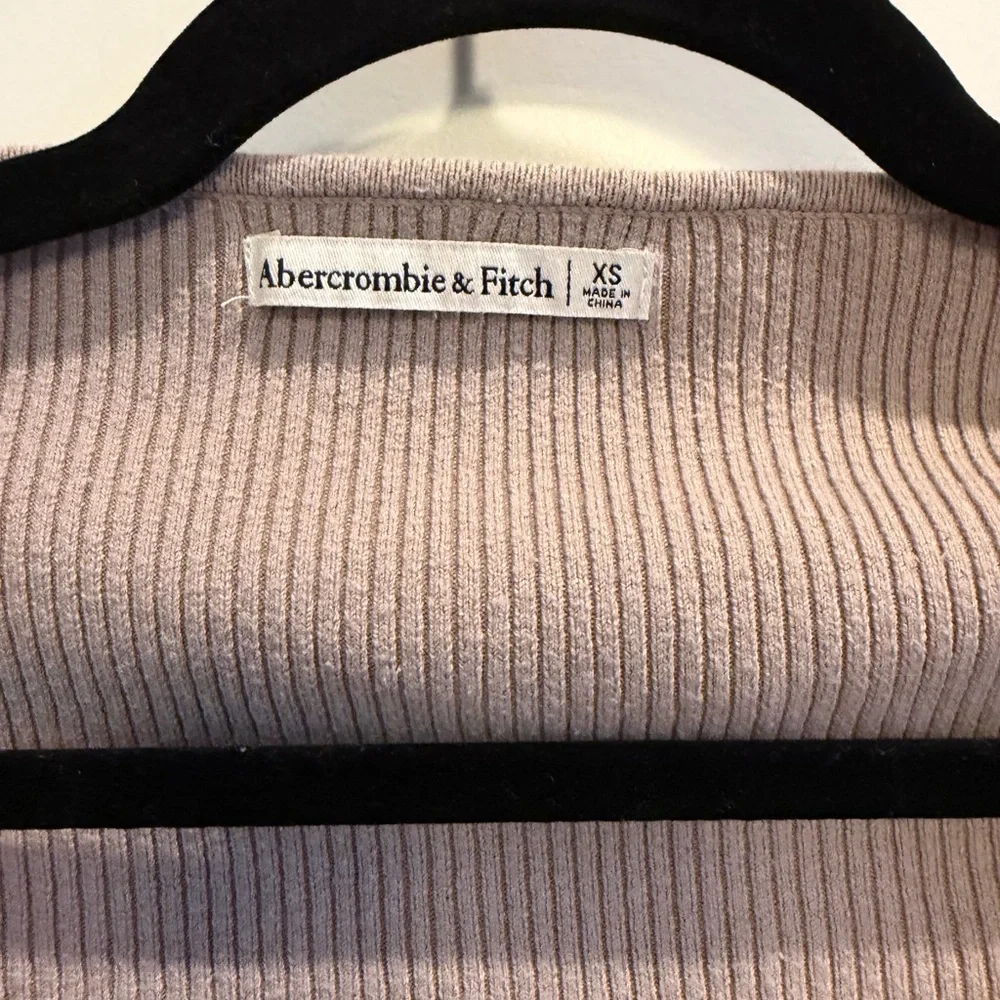 Abercrombie & Fitch Ribbed Knit Corset Style Sweater XS - Picture 3 of 4